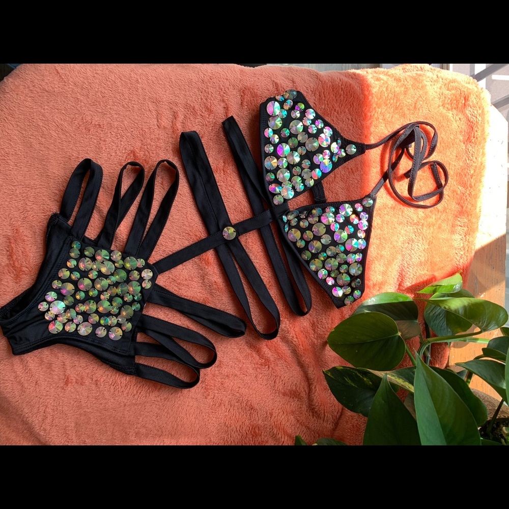 iHeartRaves bikini body suit